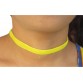 DCS Yellow Velvet Tattoo Fabric Choker