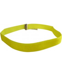 DCS Yellow Velvet Tattoo Fabric Choker