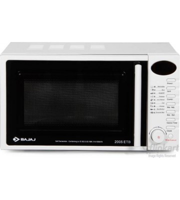 Bajaj 20 L Grill Microwave Oven  (2005ETB, White)