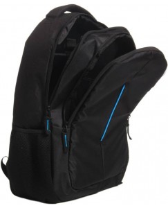 AI 18 inch Expandable Laptop Backpack  (Black)