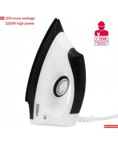 Billion 1100 W Non-stick Extra-power XR126 Dry Iron  (White and Black)