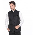 Zoldy Self Design Men's Waistcoat..