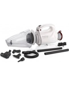 Black & Decker Black + Decker VH802 800-Watt Vacuum Cleaner and Blower with 8 Attachment (White) Hand-held Vacuum Cleaner  (White)