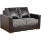 Furny Billy Fabric 3 + 2 Black Sofa Se