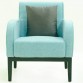 FURNITECH SEATING SYSTEMS (I) PVT LTD Fabric 3 + 1 Blue Sofa Set