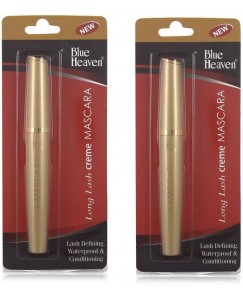 Blue Heaven Long Lash Creme Mascara (Set of 2 Pc) 7.5 ml  (Black)