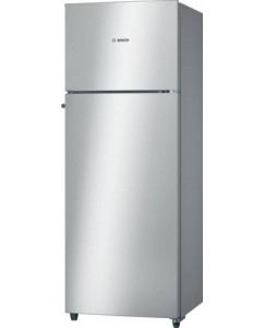 Bosch 350 L Frost Free Double Door 2 Star Refrigerator  (Silver, KDN43VS20I)