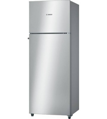 Bosch 350 L Frost Free Double Door 2 Star Refrigerator  (Silver, KDN43VS20I)