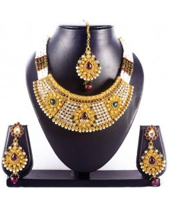 Chetan Arts Jewellery Alloy Jewel Set  (Multicolor)