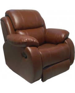 innovate Leatherette Manual Recliners  (Finish Color - brown)