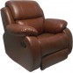 innovate Leatherette Manual Recliners  (Finish Color - brown)