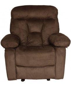 Woodness Synthetic Fiber Manual Recliners  (Finish Color - Brown)