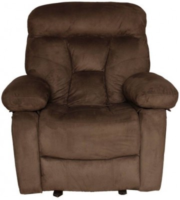 Woodness Synthetic Fiber Manual Recliners  (Finish Color - Brown)