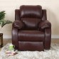 Westido Emporio Leatherette Manual Recliners  (Finish Color - Brown)