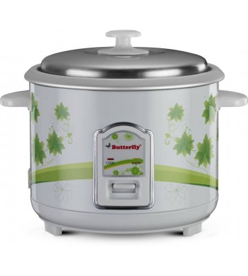 Butterfly JADE Electric Rice Cooker  (1.8 L, White)