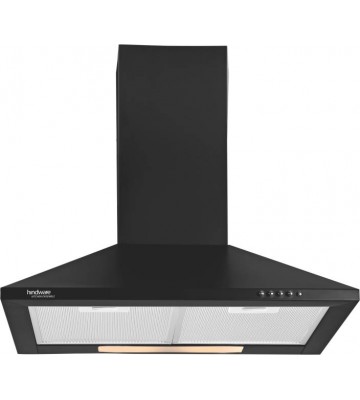 Hindware Clarrisa 60 Blk Wall Mounted Chimney  (Matt Black 700)