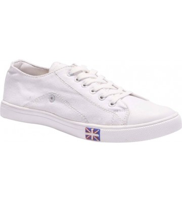 Boysons white canvas Sneakers For Men  (White)