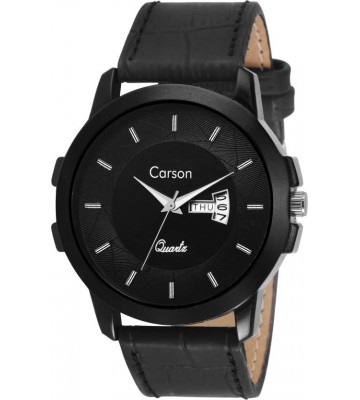 Carson CR7114 Day and Date Multi-function Series Watch - For Men