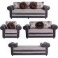 Bharat Lifestyle Alex Fabric 3 + 2 + 2 + 1 Cream Sofa Set