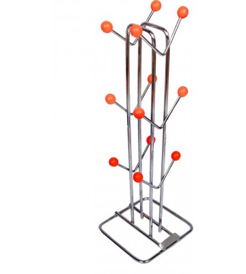 Royal Sapphire stainless steel cup holder Stainless Steel Kitchen Rack  (Orange)