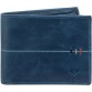 Walrus Men Blue Genuine Leather Wallet  (7 Card Slots)