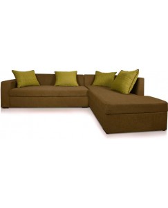 Dolphin DOL-CAIRO-L-Beige 09-Brown 14 Fabric 3 + 2 Beige-Brown Sofa Set