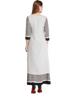 Cottinfab Women's A-line White Dress