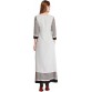 Cottinfab Women's A-line White Dress