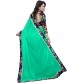 Exclusive Designer Floral Print Bollywood Georgette Saree  (Green)