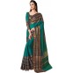 BAPS Striped Bollywood Cotton Silk Saree  (Multicolor)