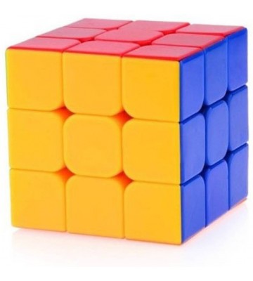 Gift World Rubik's Cube 3x3x3 Puzzle Extra Smooth High Speed Sticker less  (1 Pieces)