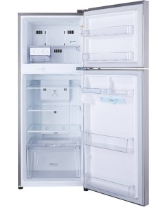 LG 260 L Frost Free Double Door 4 Star Refrigerator  (Shiny Steel, GL-I292RPZL)