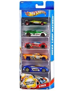 Hot Wheels Five-Car Assortment Pack  (Multi Color)