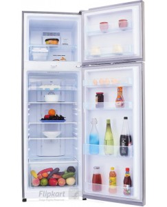 Haier 347 L Frost Free Double Door 3 Star Refrigerator  (Brushline Silver, HRF-3674BS-R / E)