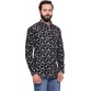 Harvest Men's Checkered Casual Black Shirt