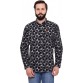 Harvest Men's Checkered Casual Black Shirt