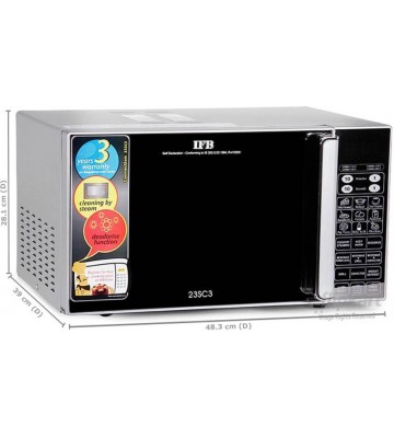 IFB 23 L Convection Microwave Oven  (23SC3, Silver)