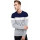 Sarfira Solid Men Round Neck Blue, White T-Shirt