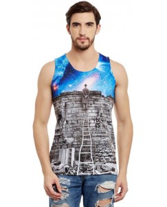 Wear Your Mind Printed Men Round Neck Multicolor T-Shirt