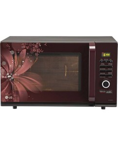 LG 32 L Convection Microwave Oven  (MC3286BRUM, Black)