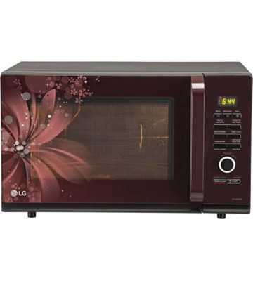 LG 32 L Convection Microwave Oven  (MC3286BRUM, Black)