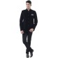 Hangup Solid Single Breasted Formal Men's Blazer  (Black)