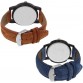 ADK LR01&02 New Stylish Attractive Combo Watch - For Men