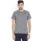 ADIDAS Solid Men's Round Neck Black, Grey T-Shirt