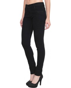 Crease & Clips Slim Women's Black Jeans