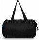 Nivia Deflate Round -01 Gym::Fitness  (Black, Kit Bag)