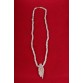 Ellegent Tulsi Mala with Carving Pendent Wood Necklace