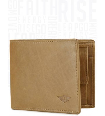 Metronaut Men Tan Genuine Leather Wallet  (3 Card Slots)