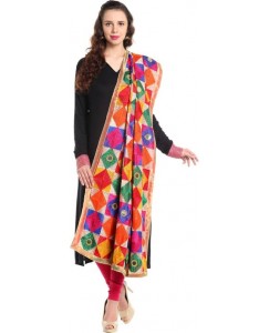 Dupatta Bazaar Pure Chiffon Embroidered Women's Dupatta