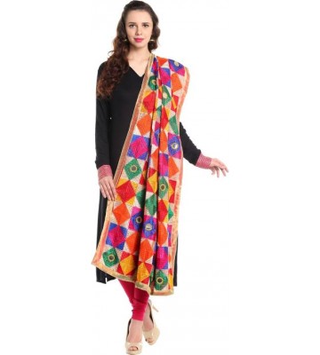 Dupatta Bazaar Pure Chiffon Embroidered Women's Dupatta